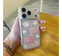 Altartar Custodia trasparente per iPhone 15 Pro Max, con glitter, con brillantini, custodia protettiva morbida ultra sottile e antiurto, motivo ragazza, blu