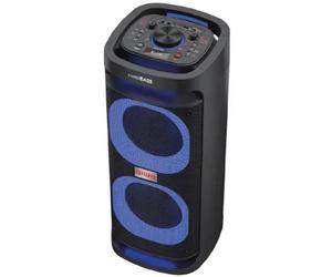 Altavoces Aiwa Microcatena Bluetooth 800W con LED, USB e funzione Karaoke