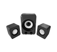 Altavoces Approx 2.1 USB 10W neri con controllo bassi e volume
