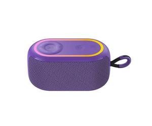 Altavoces Havit portatile mono wireless 6W bluetooth TWS IPX6 viola con radio FM e USB-C