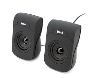 Altavoces iggual 2.0 cablati USB 6W controllo volume integrato
