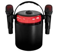 Ledwood Altoparlante Karaoke Nouvo – Bluetooth 5.1 120W, 2 microfoni wireless, LED RGB