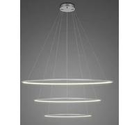 Altavola Design Led Shape lampada sospesa 1x68 W argento LA075/P_80_in_4k_silver_dimm