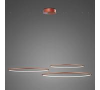 Altavola Design Ledowe Okręgi lampada sospesa 3x68 W rame LA075/CO3_80_in_3k_copper_dimm