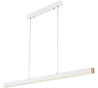 Altavola Design Linear lampada sospesa 1x44 W bianco-legno LA089/PR_120_3k_white