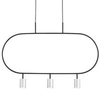 Altavola Design Luna lampada sospesa 3x3 W nero-argento LPL338-SL