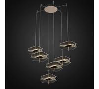 Altavola Design Mariposa lampada sospesa 6x36 W trasparente-oro rosa LA102/CO6