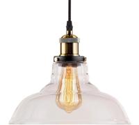Altavola Design New York Loft lampada sospesa 1x40 W ottone-trasparente LA040/P_clear