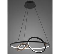 Altavola Design Seppia lampada sospesa 3x45 W nero-oro LA115/P_62_1+2_3k_black_gold