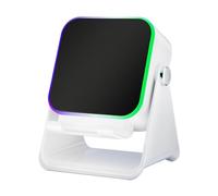 Altavoz De Inducción - Soporte Para Teléfono Con Altavoz | Soporte De Audio Plegable Con Luz | Estación Des Audio Cons Iluminación Ideal Para El Hogar, La Oficina, Viajes, Navidad, Cumpleaños, Paara H