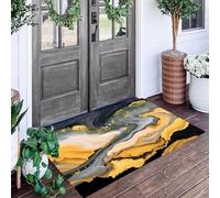 ALTCIRNMD Tappeto Arte Fluida Zerbino Da Interno Ed Esterno Texture Di Colore Senza Fondo Antiscivolo Tappetino Di Benvenuto Per Porta D'Ingresso Cucina Soggiorno, 50X80Cm
