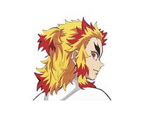 ALTcompluser Anime Adesivo per auto Demon Slayer Kimetsu No Yaiba Car Sticker Auto Finestra Tuning Adesivo in vinile (Rengoku 12 x 11 cm)