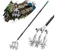 Altdorff Coltivatore rotativo da giardino, coltivatore manuale con denti spessi staccabili e manico forte forza, coltivatori per giardinaggio, Motozappa per miscelazione del terreno, Preparare un