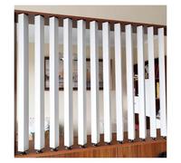 Alte divisorie in lega di alluminio, colonne decorative da 0,6 m a 2,4 m, per ingresso (105 cm) per un'elegante separazione dello spazio