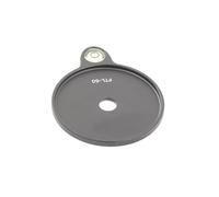 Alte Precisioni 60mm Treppiede Leveling Disc Aviazione Alluminio Base In Metallo Bolla Livellatore Per All'aperto Spara Treppiede Piastra di livellamento