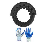 Alte prestazioni Drill Bit Temperamatite Kit Compresi Guanti Di Sicurezza Adatto Per Diverse Dimensioni Sono Perfetto Per Principiante Drill Fresatura Strumento di Lucidatura