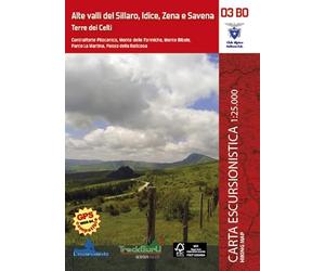 Alte valli del Sillaro, Idice, Zena e Savena. Terre dei Celti. Con carta escursionistica 1:25.000