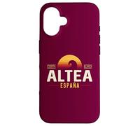 Altea Costa Blanca Spagna | Altea España Logo Retro Wave Custodia per iPhone 16