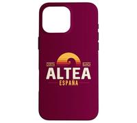 Altea Costa Blanca Spagna | Altea España Logo Retro Wave Custodia per iPhone 16 Pro Max