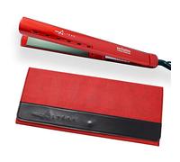 ALTÉAX® EXCLUSIVE Piastra per Capelli Lisci e Mossi Professionale Lisciante in Titanio, resistenza in Ceramica - Regolazione Temperatura fino a 230° + Omaggio Custodia in Ecopelle Realizzata in Italia