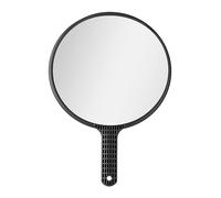 ALTÉAX Specchio con Manico Rotondo Antiscivolo per Salone Parrucchiere Barbiere e Dentista - Specchio Portatile per Make Up Diametro 24cm - Comodo e Utile, Ideale per l'Utilizzo in Casa o in Viaggio