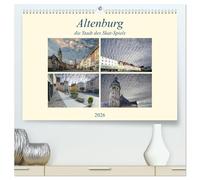 Altenburg, die Stadt des Skat-Spiels (hochwertiger Premium Wandkalender 2026 DIN A2 quer), Kunstdruck in Hochglanz: Eine außergewöhnliche Stadt, wo immer noch Kartenspiele hergestellt werden.