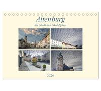 Altenburg, die Stadt des Skat-Spiels (Tischkalender 2026 DIN A5 quer), CALVENDO Monatskalender: Eine außergewöhnliche Stadt, wo immer noch Kartenspiele hergestellt werden.