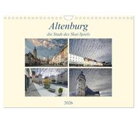 Altenburg, die Stadt des Skat-Spiels (Wandkalender 2026 DIN A4 quer), CALVENDO Monatskalender: Eine außergewöhnliche Stadt, wo immer noch Kartenspiele hergestellt werden.