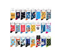 ALTER SOCKS AlterSocks calzini divertenti calze donna e uomo calze simpatiche calze divertenti come regalo, cotone, taglia unica (Birra)