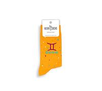 ALTER SOCKS - Calzini divertenti | calzini con segno zodiacale per donna e uomo | regalo per ogni zodiacale | calzini unisex, misura 36 - 45, Gemelli (Gemini), Taglia unica