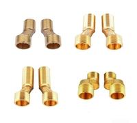 Alteratore per rubinetto da bagno con valvola ad angolo di piede curva, connettore regolabile per doccia a parete in ottone finitura oro, angolo comune del soffione (stile più pesante)