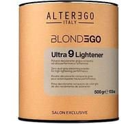 ALTEREGO BLONDEGO ULTRA 9 LIGHTENER 500 GR POLVERE DECOLORANTE GRIGIA COMPATTA.