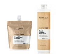 Alterego Kit Composto Da Pure Light Cream 500 Gr + Total Blonde Activator 500 ml