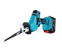 alternativa a batteria 18V a mano multifunzione a sciabola for taglio di tubi in legno metallico con kit 4 lame Per tagliare e sbavare(One Big Battery)