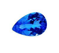 Alternativa sciolta del diamante della pietra preziosa dello spinello blu del cobalto di forma della pera per la fabbricazione dei monili su ordinazione, 8x12mm, Moissanite