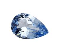 Alternativa sciolta della cianite della pietra preziosa dello spinello dell'acquamarina di forma della pera per i pendenti su ordinazione e la fabbricazione di gioielli, 8x12mm, Moissanite