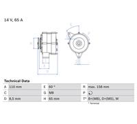 BOSCH Alternatore