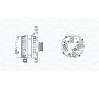 Alternatore 063735759010 MAGNETI MARELLI per MERCEDES-BENZ CLASSE A CLA Coupé