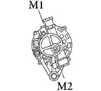 Alternatore 113956 HC-Cargo per OPEL ASTRA H Furgone/familiare ASTRA H