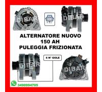 ALTERNATORE 150AH NUOVO FORD KUGA I 2.0 TDCi DA 2010 A 2012 KW103 CV140 UFDA