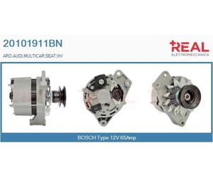 Alternatore 20101911BN REAL per AUDI VW SEAT