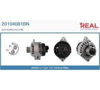 Casco Alternatore CAL30180AS con puleggia a ruota libera 120A 12V per Alfa Romeo, Fiat, Opel