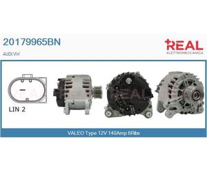Alternatore 20179965BN REAL per AUDI VW