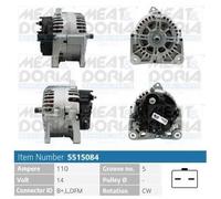 Alternatore 5515084 MEAT & DORIA per RENAULT NISSAN DACIA