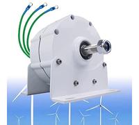 Alternatore a magneti permanenti senza ingranaggi da 600 W, generatore CA a basso numero di giri per turbine eoliche e idroelettriche, alimentatore ad alta efficienza da 12 V, soluzione per energie
