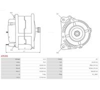 AS-PL A9526S Alternatore