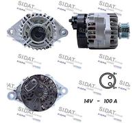 Alternatore ALFA 159 -FI CROMA 1,9 JTD ( Marelli 100 Ah )