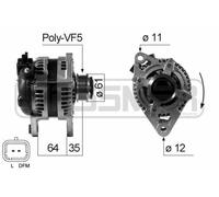 Alternatore ALFA BRERA 159 2.4 JTD FIAT CROMA 12V 150A ERA 210688A