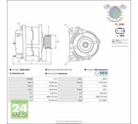 Alternatore (as) per AUDI A4 DODGE JOURNEY SEAT EXEO SKODA OCTAVIA SUPERB YETI