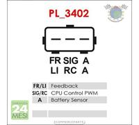 Alternatore (as) per FORD FUSION FIESTA FOCUS C-MAX KUGA MAZDA 3 VOLVO V50 S ##e